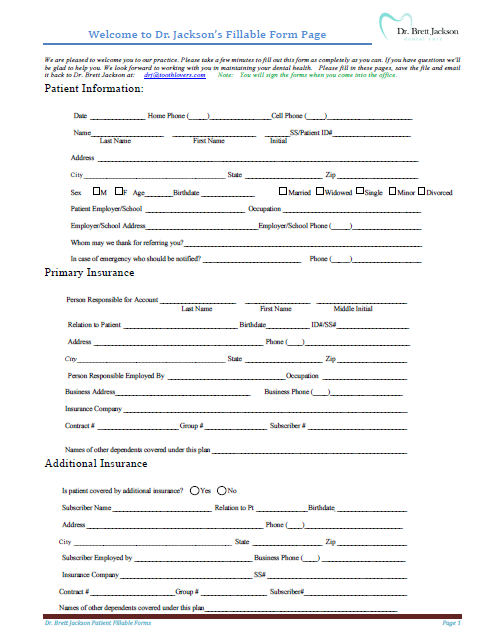 Patient Forms